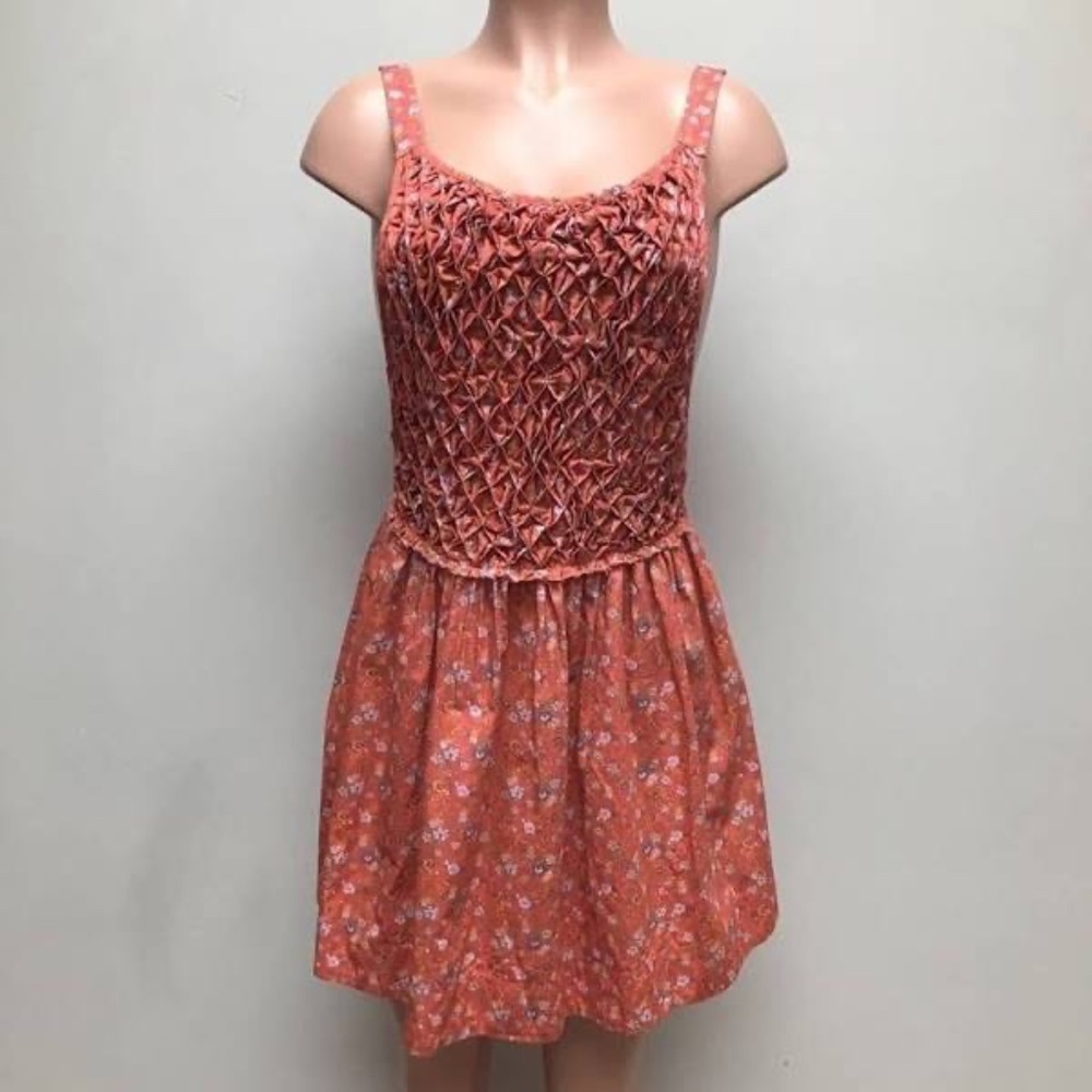 FREE PEOPLE Petunia Mini Apron Floral Style Dress